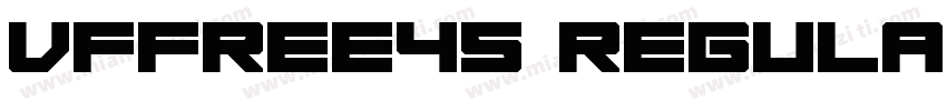 VfFree45 Regular字体转换